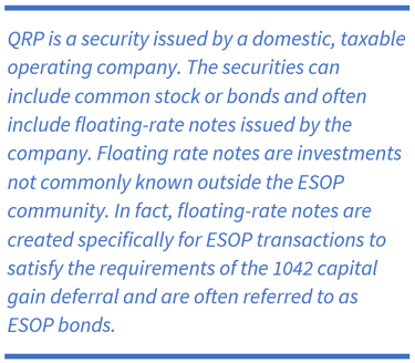 ESOPs Estate Planning Tool QRP-1