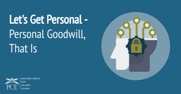 Let's Get Personal - Personal Goodwill, That Is