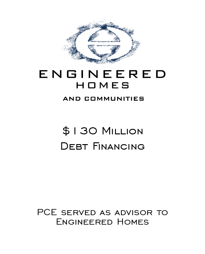 Engineered Homes Debt Fin Pitchbook tombstone 2023-01