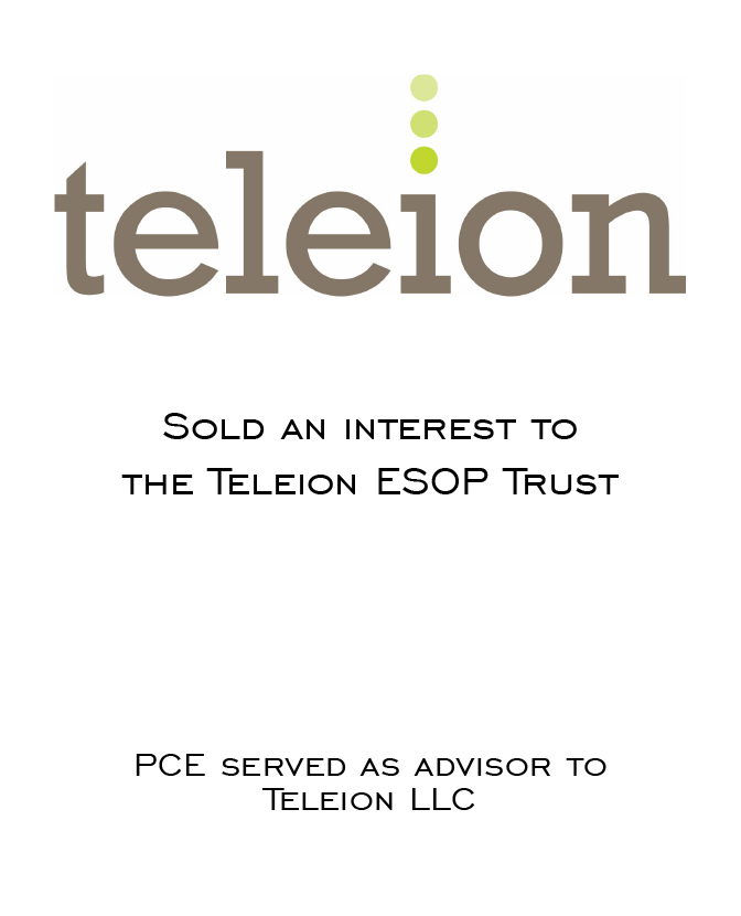 Teleion Pitchbook tombstone