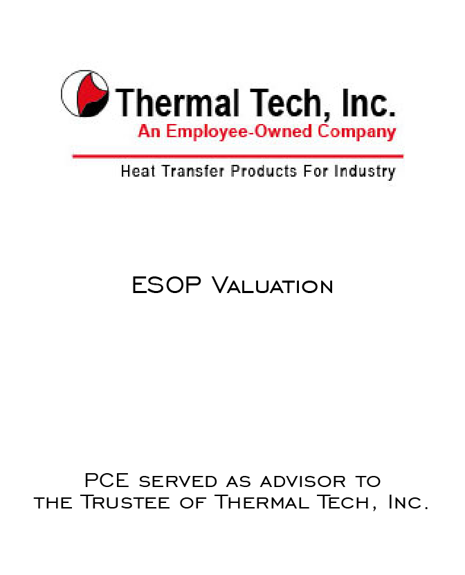 Thermal Tech BV ESOP Pitchbook tombstone 2023-01