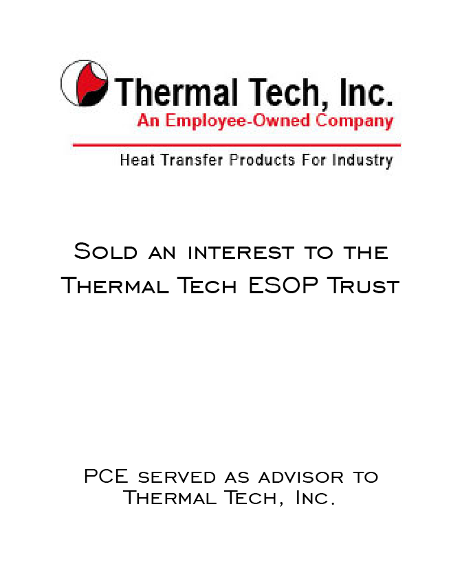 Thermal Tech ESOP Pitchbook tombstone 2023-01