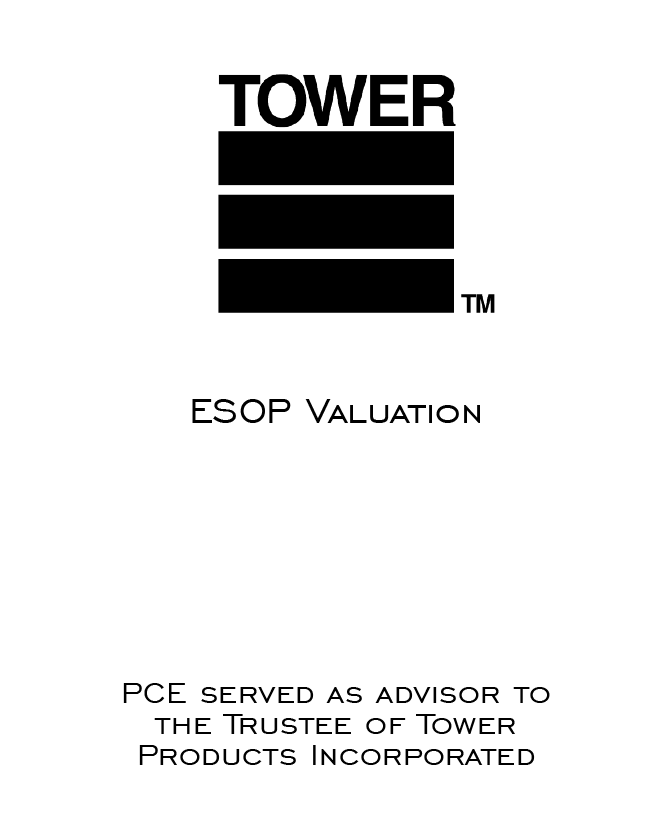 Tower Products ESOP Pitchbook tombstone 2023-01